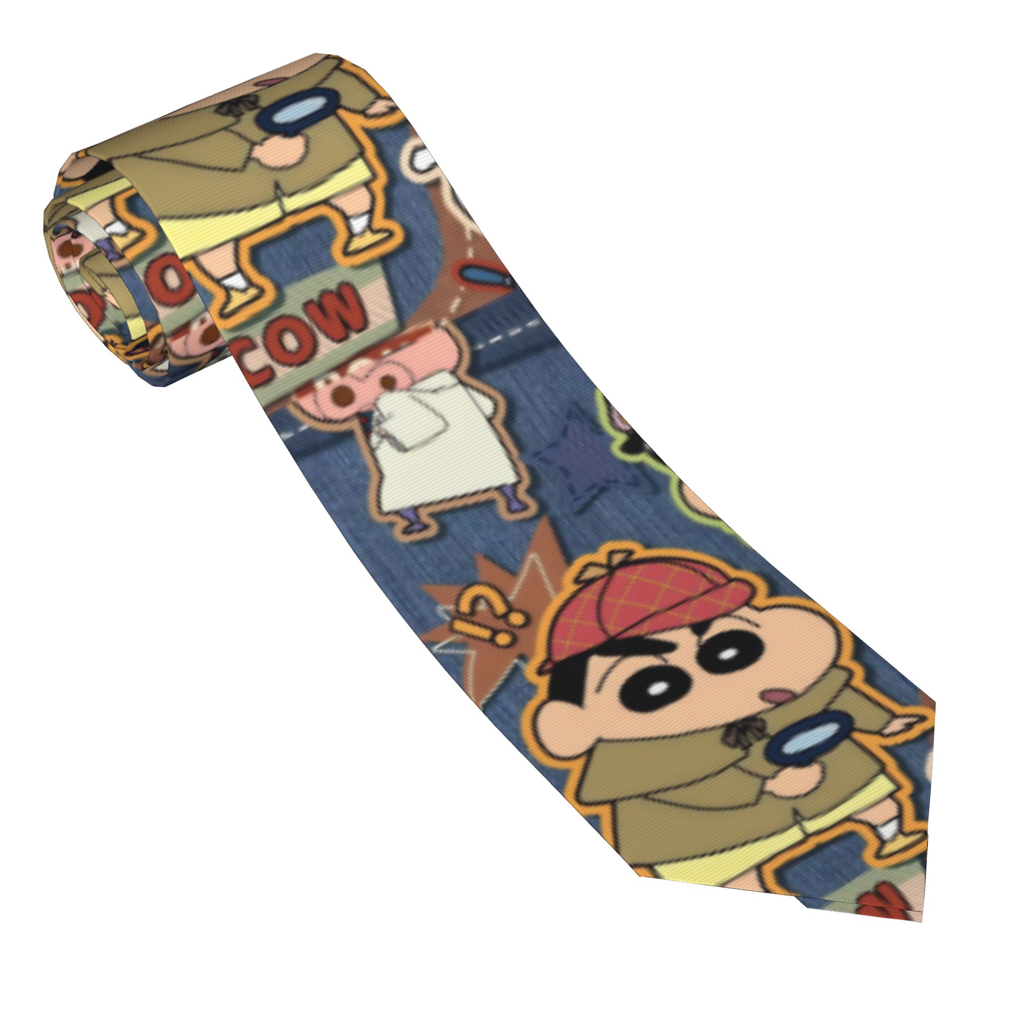 Skinny Tie Men - Cravatte da Uomo Stile Cartone Animato