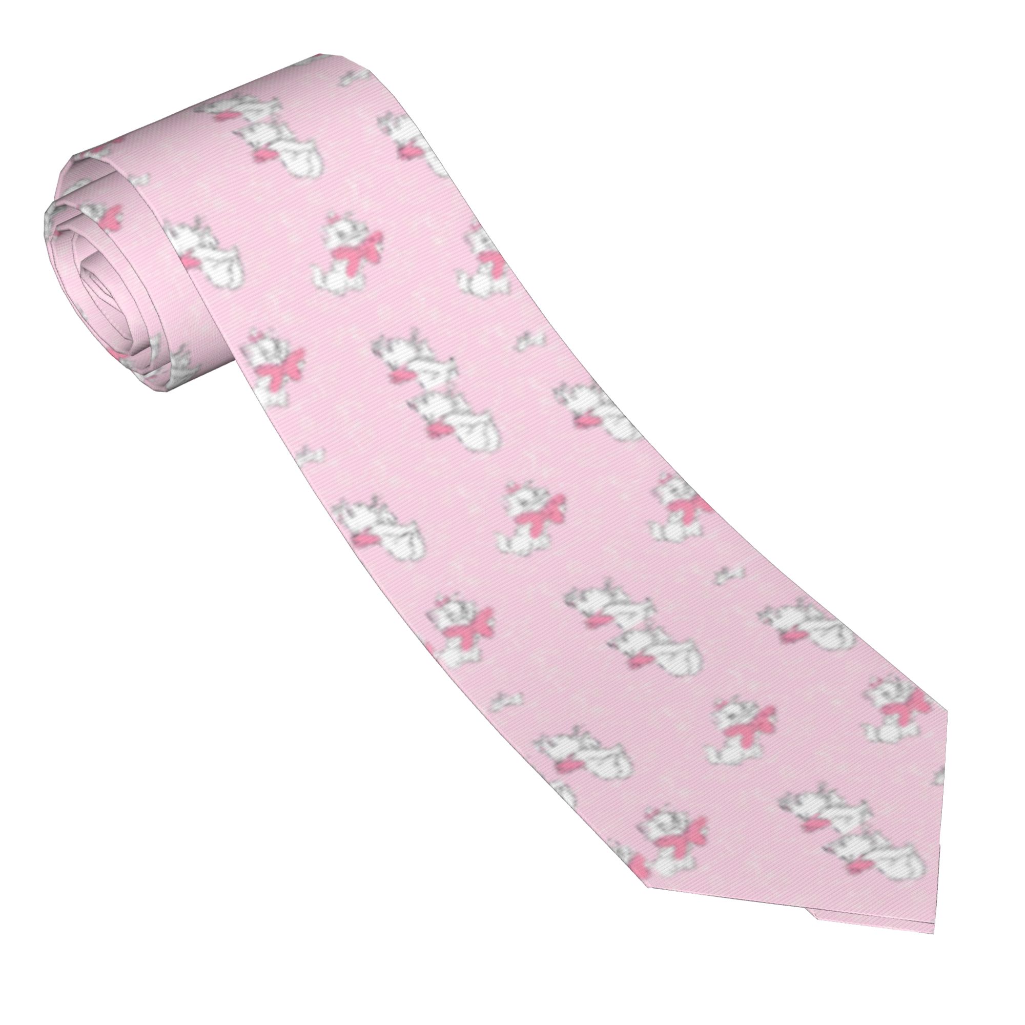 Skinny Tie Men - Cravatte Aristocats Maries Cats Unisex Sottili