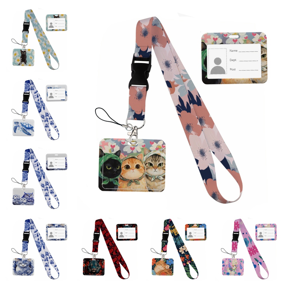 Lanyard Badge Holder - Cordini con stampa di piccoli animali