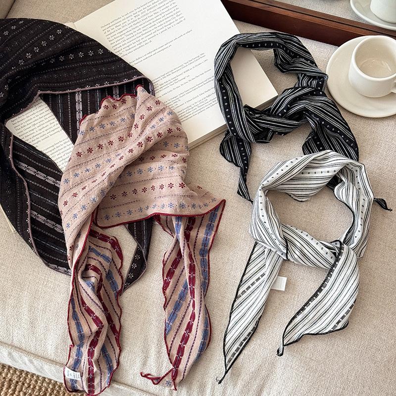 Bandana Cotton - Sciarpa Triangolare in Cotone e Lino