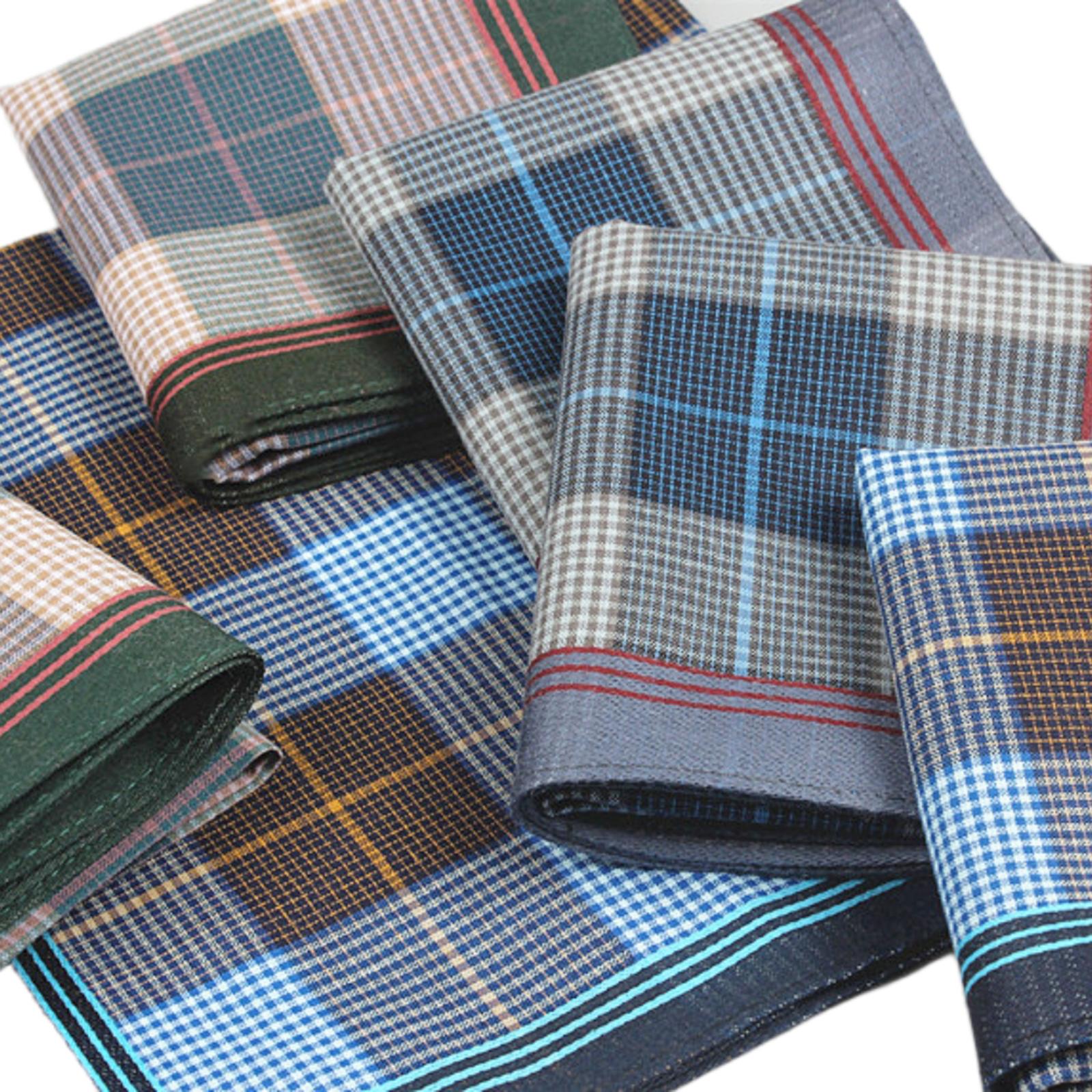 Set Regalo di 6 Fazzoletti Uni - Handkerchief Cotton Men recensione e prezzo