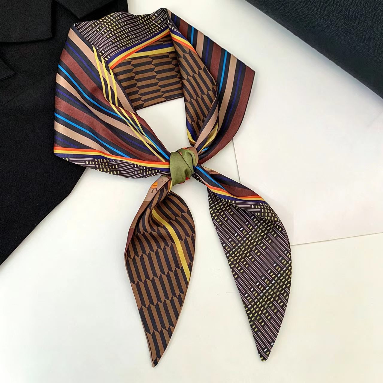 Foulard di lusso in seta satin - Head Wrap Turban recensione e prezzo