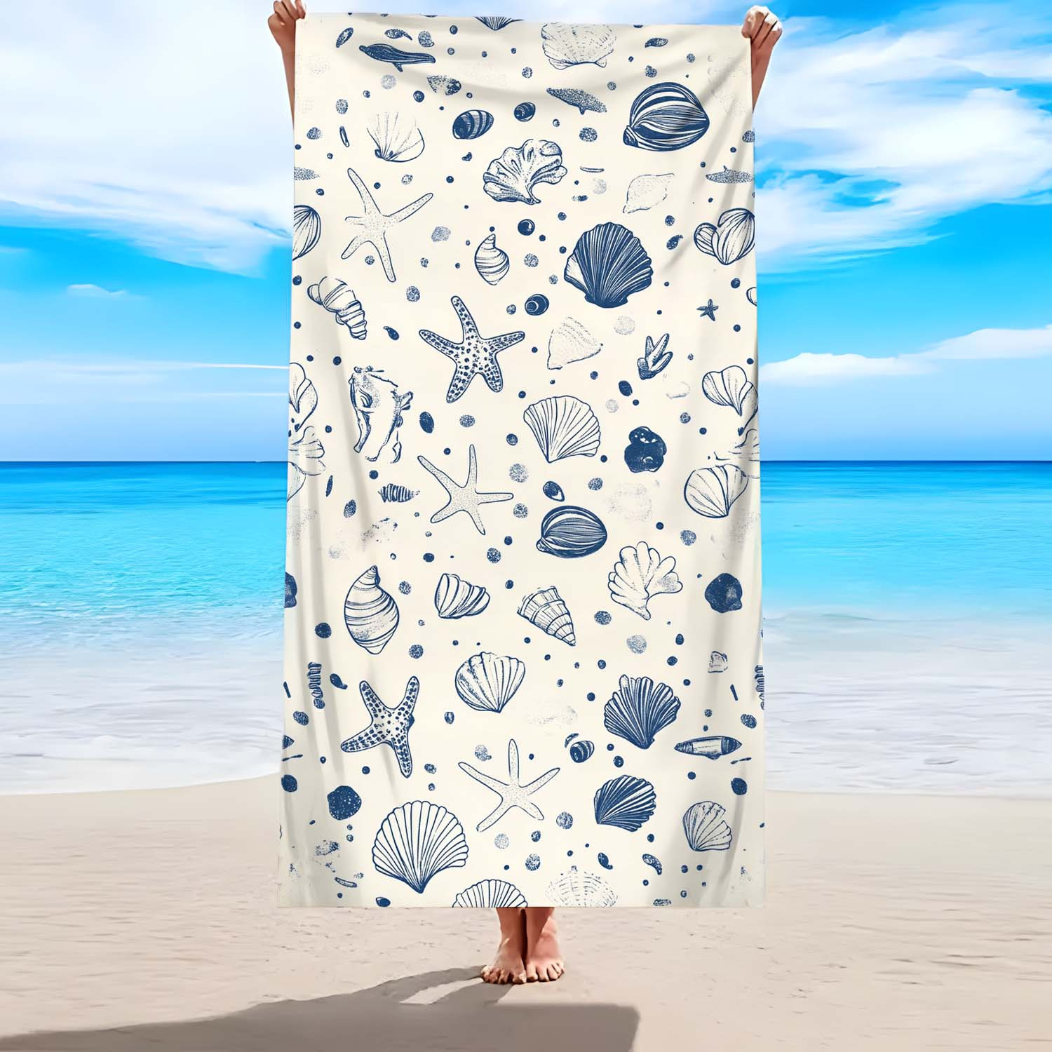 Classico telo mare bandana con - Woven Scarf Blanket recensione e prezzo