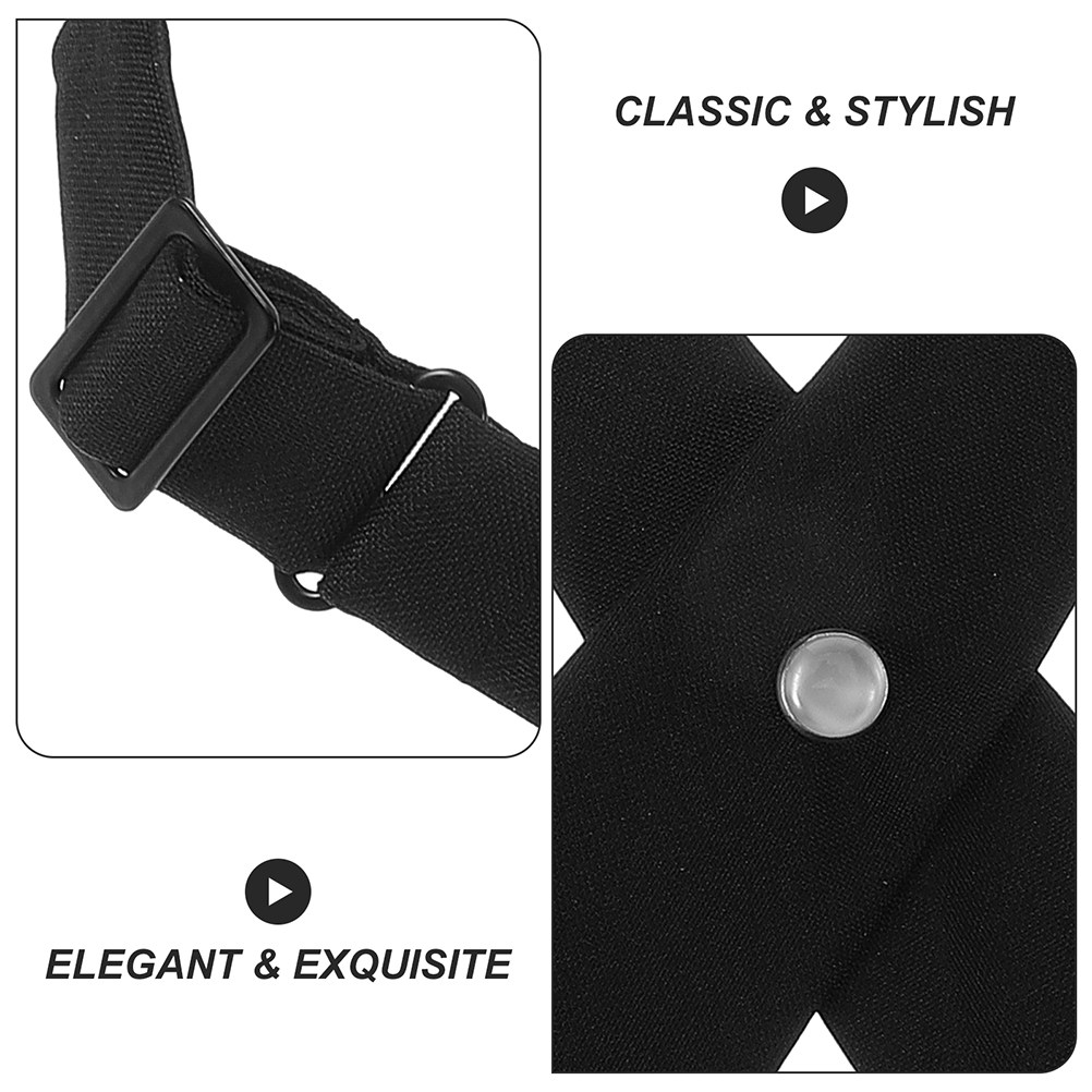 2 Pezzi Cravatta a Fiocco Nera - Bow Tie Pre Tied recensione e prezzo