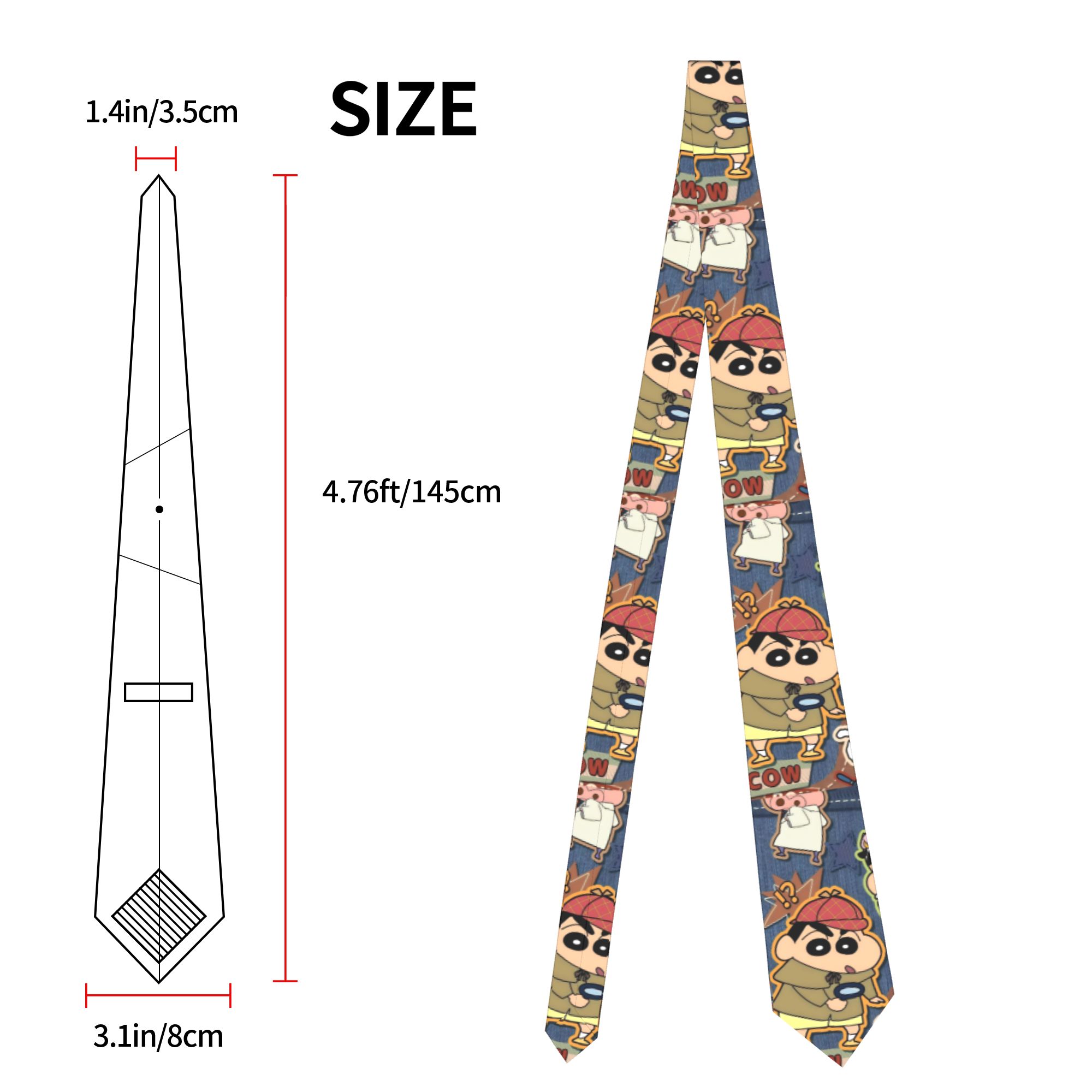 Cravatte da Uomo Stile Cartone - Skinny Tie Men recensione e prezzo